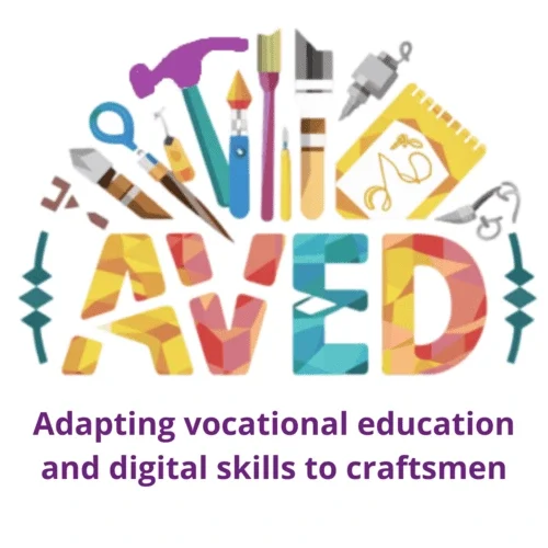 Logo del proyecto Adapting Vocational Education and Digital Skills to Craftsmen