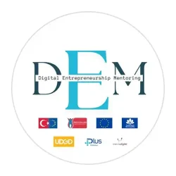 Logo del proyecto Digital Entrepreneurship Mentoring: Leaving No Disadvantaged Young Personel Behind in the Digital Age